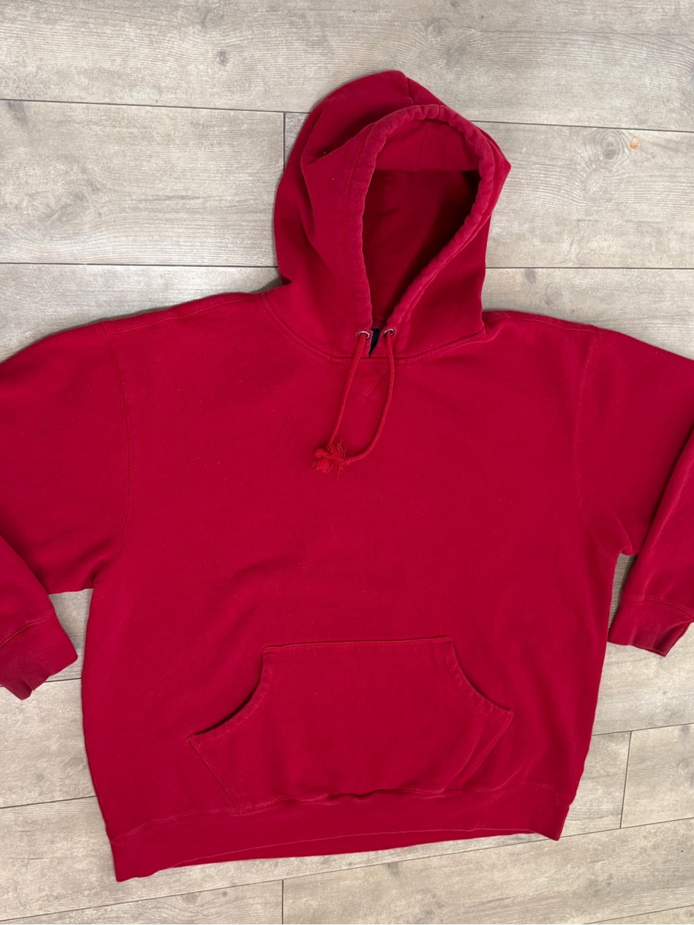Vintage Foot Locker Red Pullover Hoodie XXL 90s Y2K